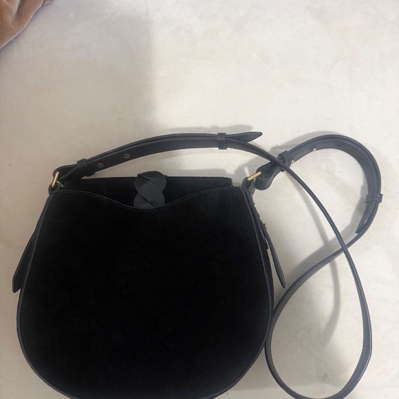 Isabel Marant Small Altay Black Suede Crossbody Bag - Picture 7 of 7